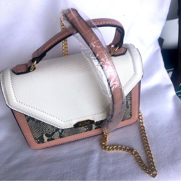 Aldo Tri-Color Crossbody Animal Print Handbag. NWT - Picture 8 of 13